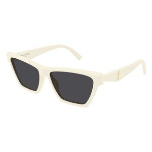NEW SAINT LAURENT SUNGLASSES, SLM103 007 IVORY WOMEN EYEWEAR SL M103 007